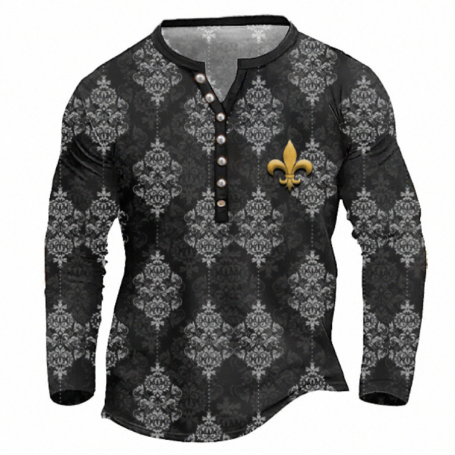 

T-shirt Logo Fleur De Lys Baroque