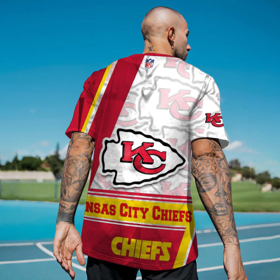 

Camiseta Extragrande De Manga Corta Del Super Bowl De La NFL Kansas City Chiefs Para Hombre