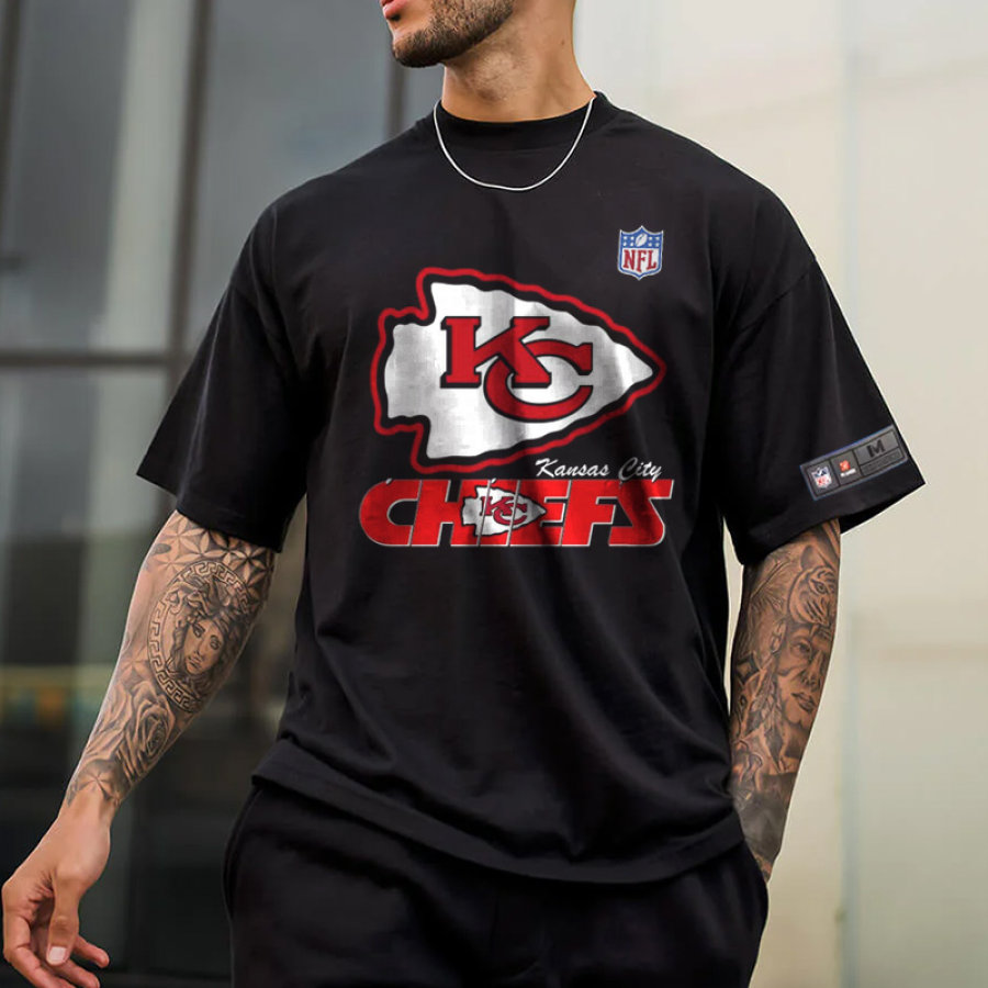 

Camiseta Extragrande De Manga Corta Del Super Bowl De La NFL Kansas City Chiefs Para Hombre