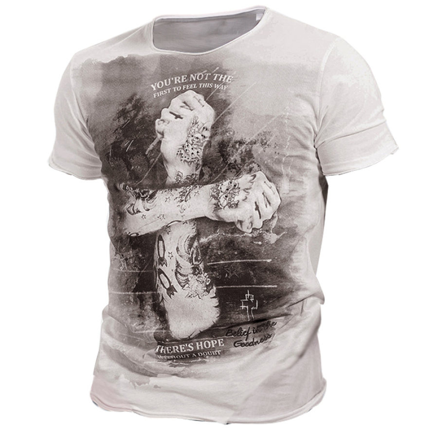 

Men's No Doubt Print Short Sleeve Crew Neck T-Shirt