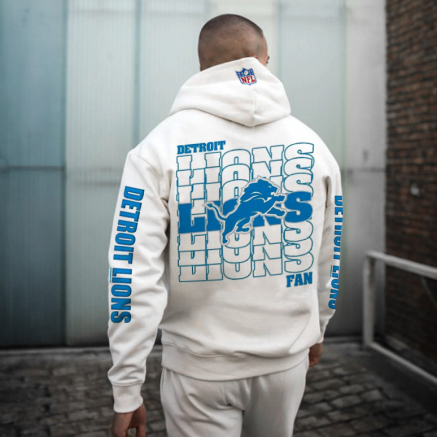 

Übergroßer Detroit Lions NFL Super Bowl Hoodie Für Herren