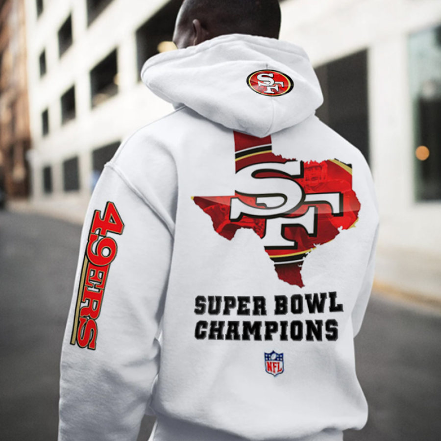 

Sudadera Con Capucha Extragrande Del Super Bowl De La NFL De Los San Francisco 49ers Para Hombre