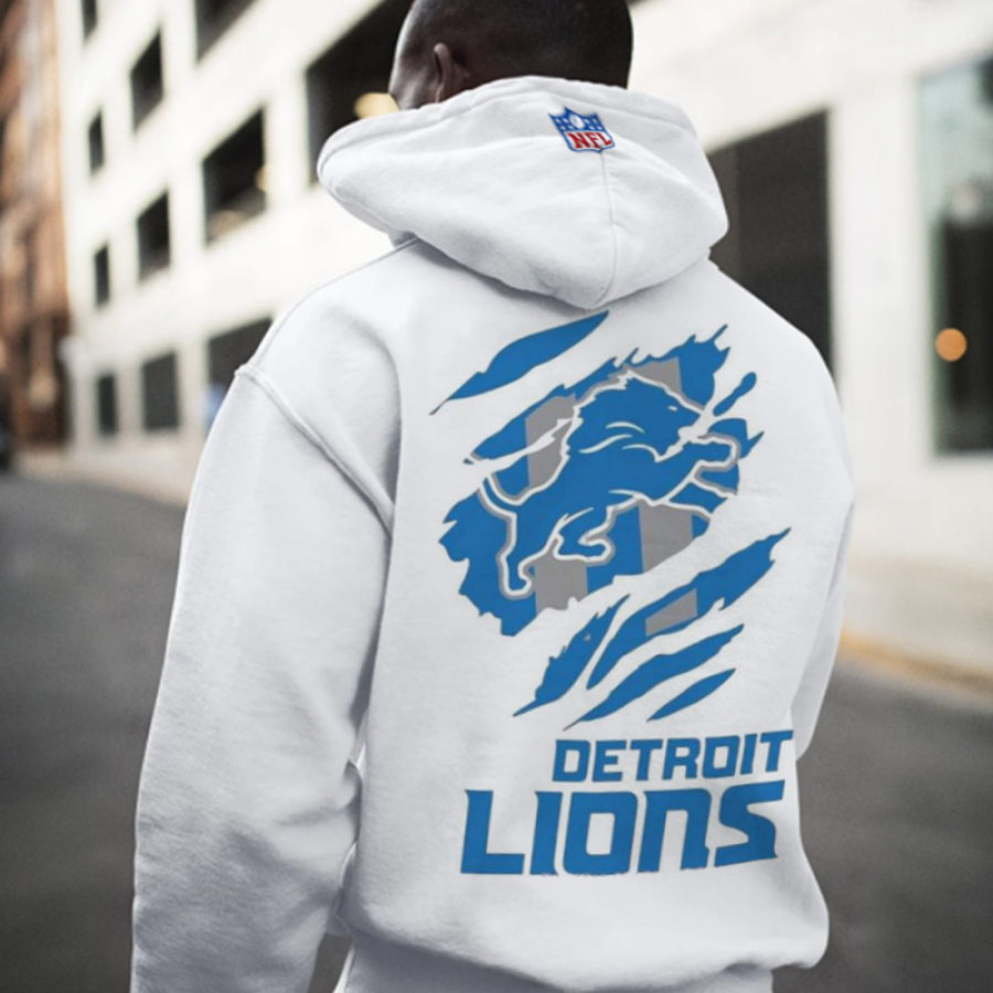 

Übergroßer Detroit Lions NFL Super Bowl Hoodie Für Herren