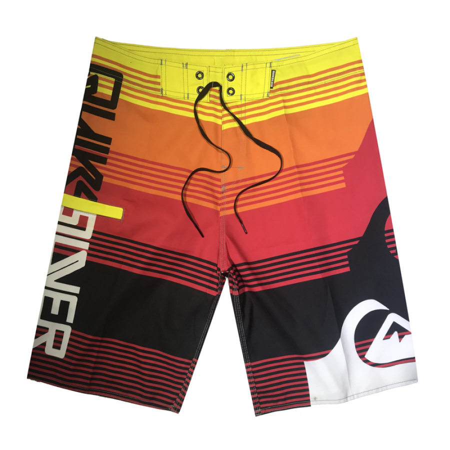 

Quiksilver Boardshort De 18" Para Hombre Pantalones Cortos De Surf Con Cordón Y Bloques De Color