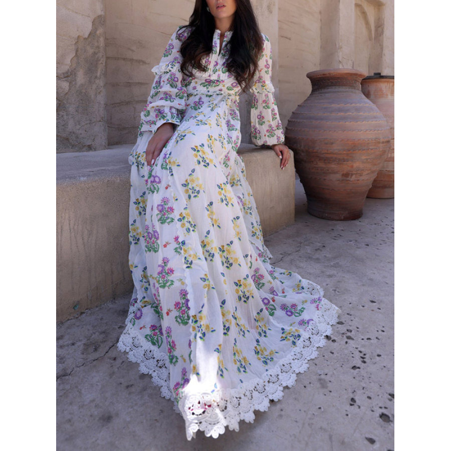 

Robe Longue à Imprimé Floral Pour Femmes