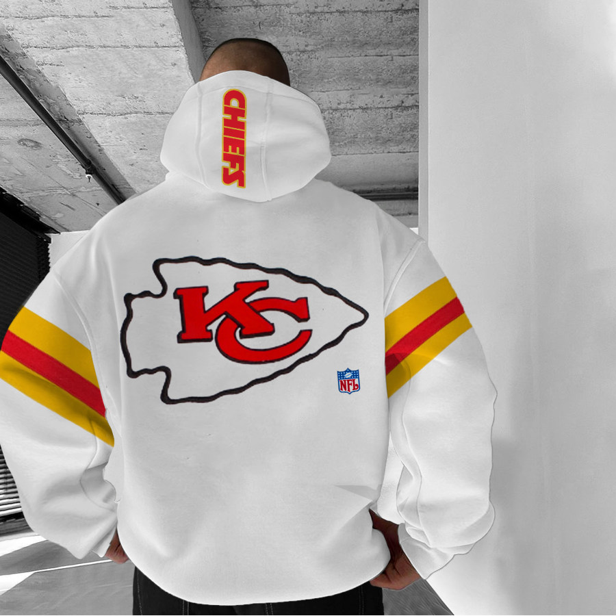 

Sudadera Con Capucha Unisex Extragrande Con Estampado De NFL De Los Chiefs Del Super Bowl