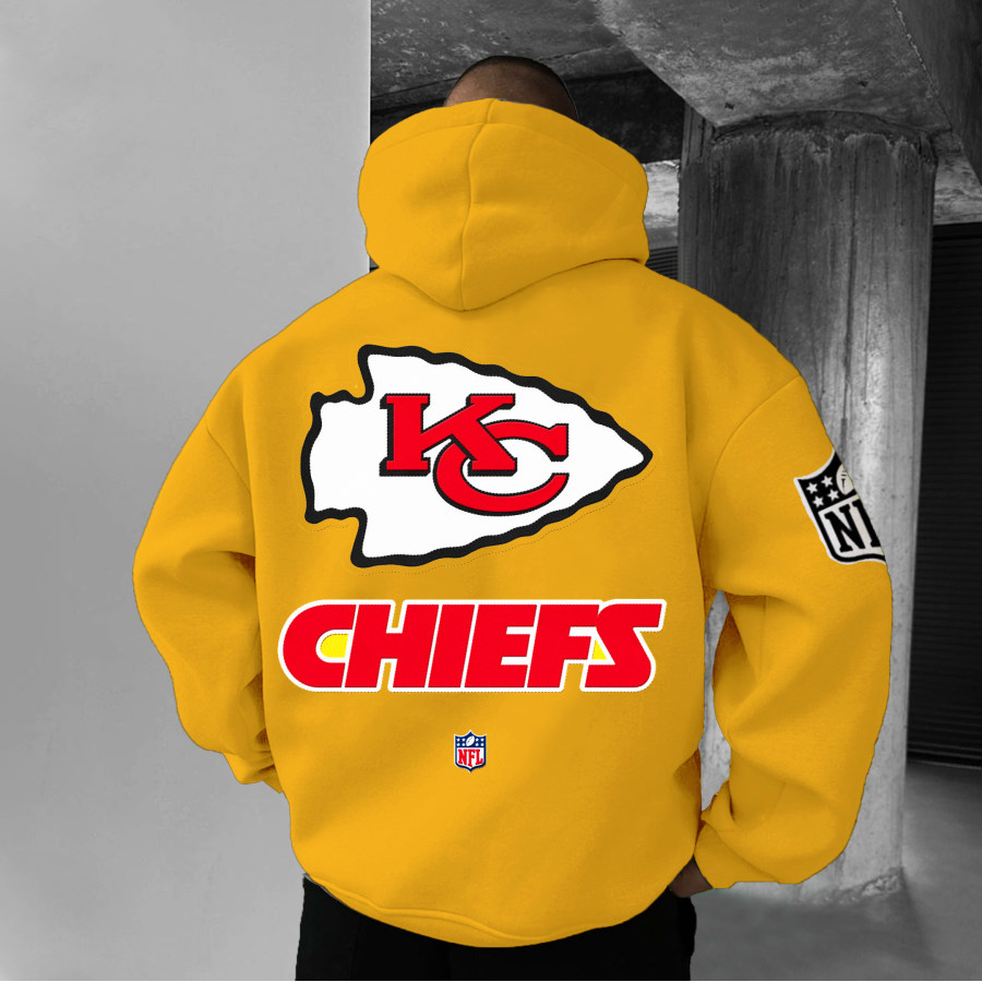 

Sweat à Capuche Unisexe Surdimensionné Super Bowl Chiefs NFL Football Américain