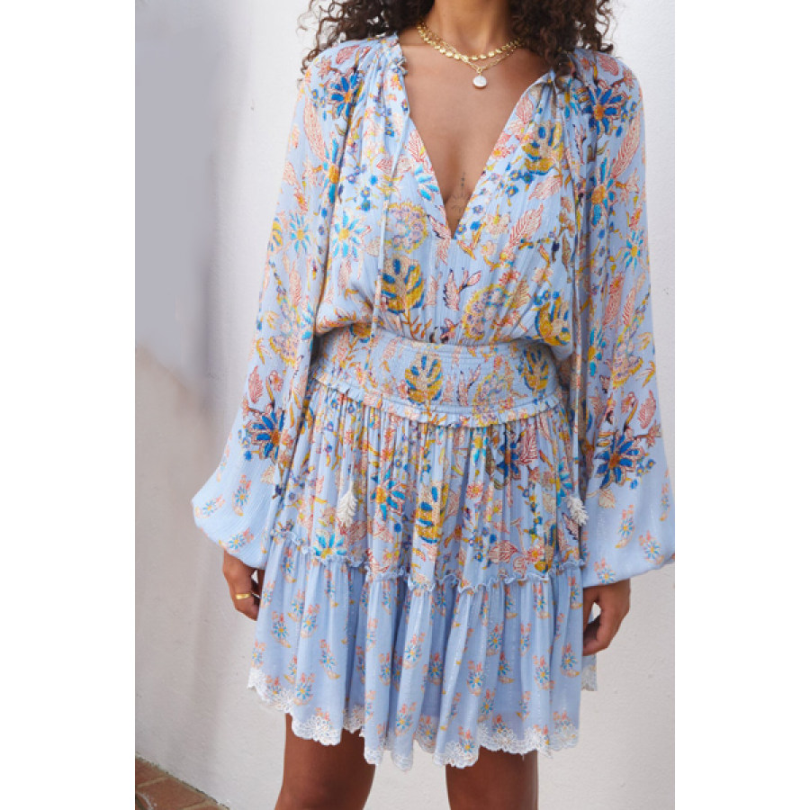 

Robe Courte à Imprimé Floral Pour Femmes