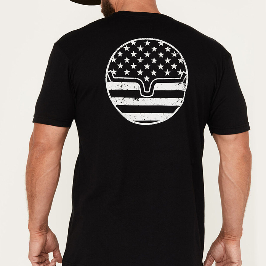 

American Bullseye Kurzarm-Grafik-T-Shirt Für Herren Von Sheplers