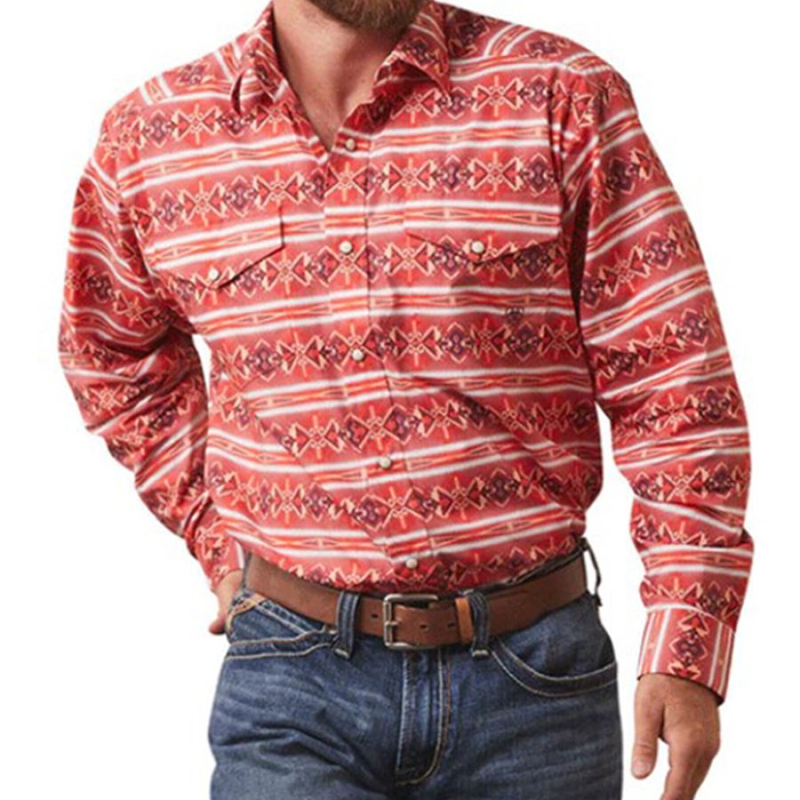 

Мужская рубашка в стиле вестерн с длинным рукавом Davon Classic Fit Sheplers