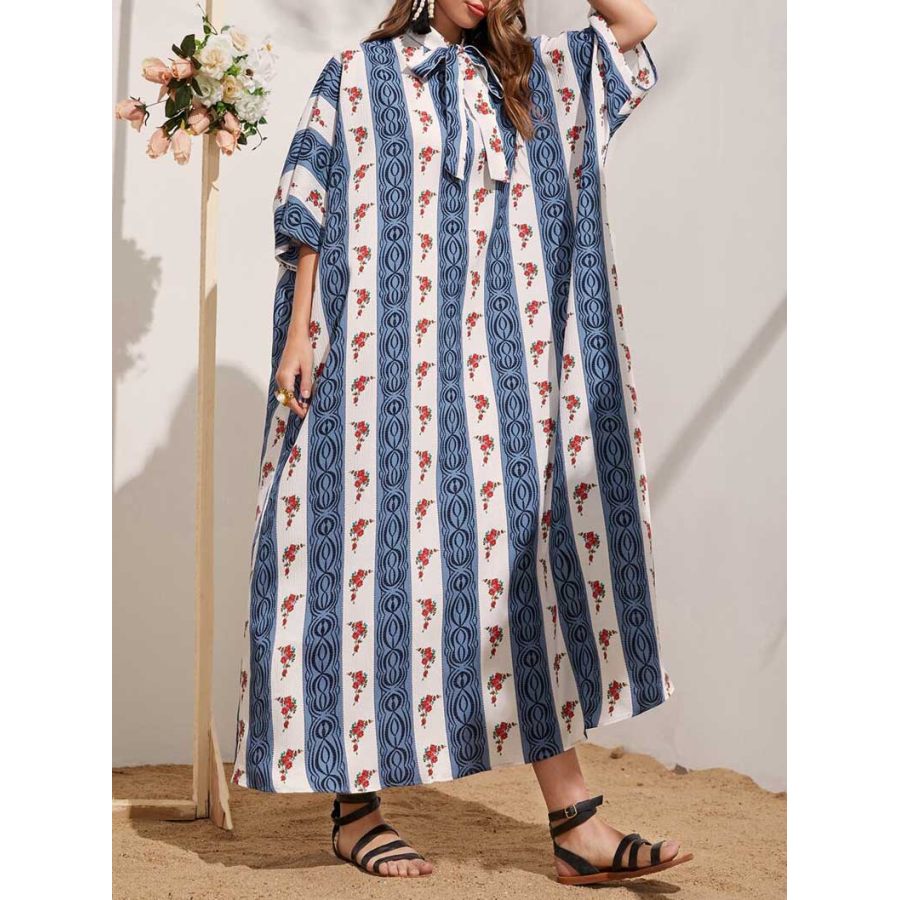 

Vestido Caftán Con Estampado Floral Para Mujer