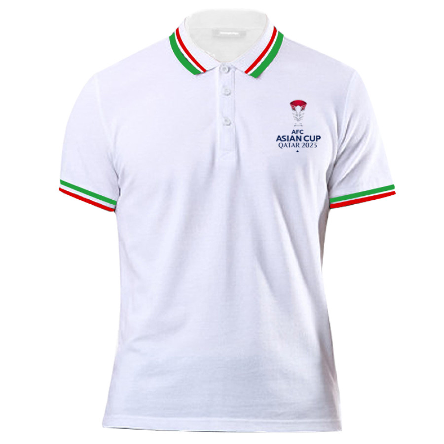 

Men's Asian Cup Official Football Jersey Polo Shirt