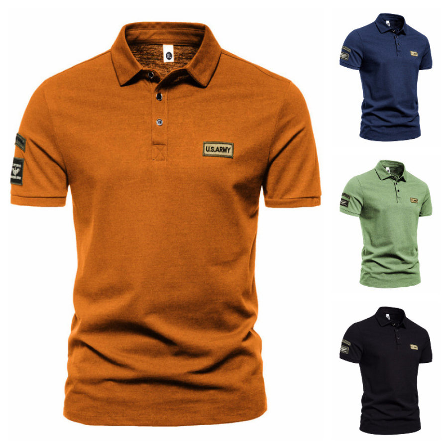 

Herren Outdoor-Kurzarm-Mode-Revers-Poloshirt
