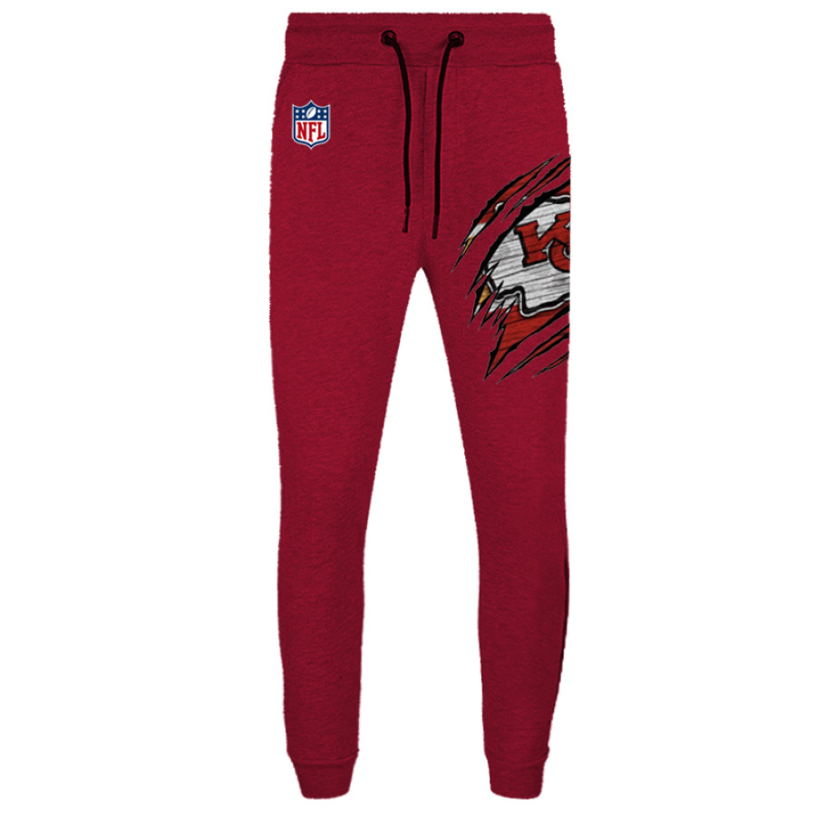 

Bedruckte NFL Super Bowl-Freizeithose Mit Kordelzug Für Herren Der Kansas City Chiefs