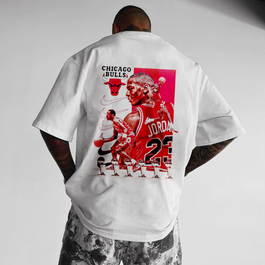 

T-shirt Imprimé Chicago Bulls Pour Hommes