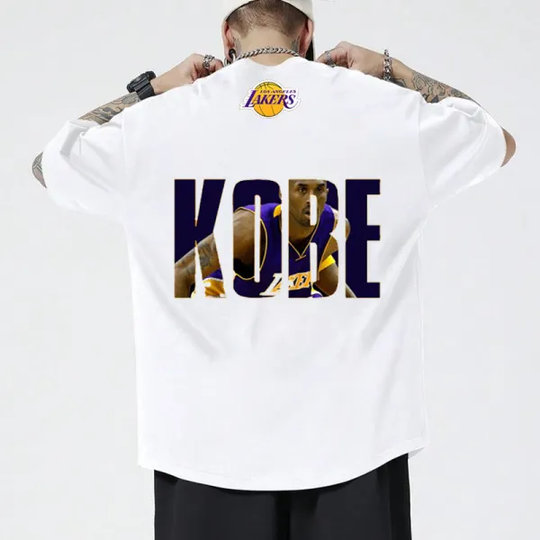 Men's Los Angeles Lakers Kobe Printed T-shirt - Kalesafe.com 
