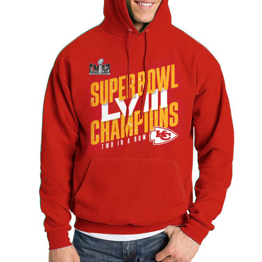 

Suéter Con Capucha Del Super Bowl De La NFL Estampado Campeón De Los Kansas City Chiefs