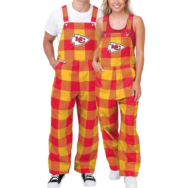 Kansas City Chiefs Champion Printed NFL Super Bowl Strap Jumpsuit - Cotosen.com