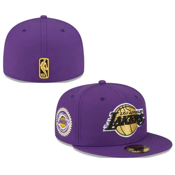 Los Angeles Lakers Embroidered Hip Hop Hat - Ootdyouth.com 