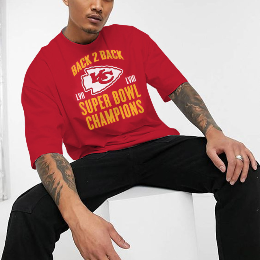 

Kansas City Chiefs Printed NFL Super Bowl T-shirt