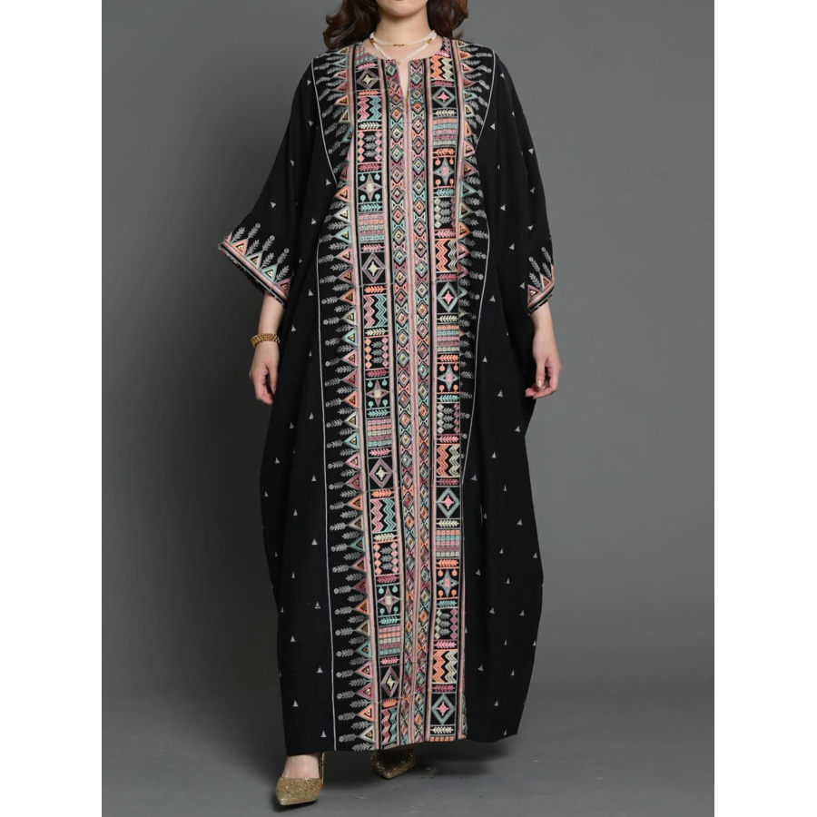 

Stilvolles Bedrucktes Ramadan-Abaya-Kleid