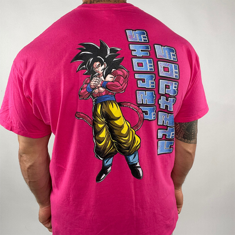 

T-shirt Surdimensionné SSJ4 Goku Pour Hommes