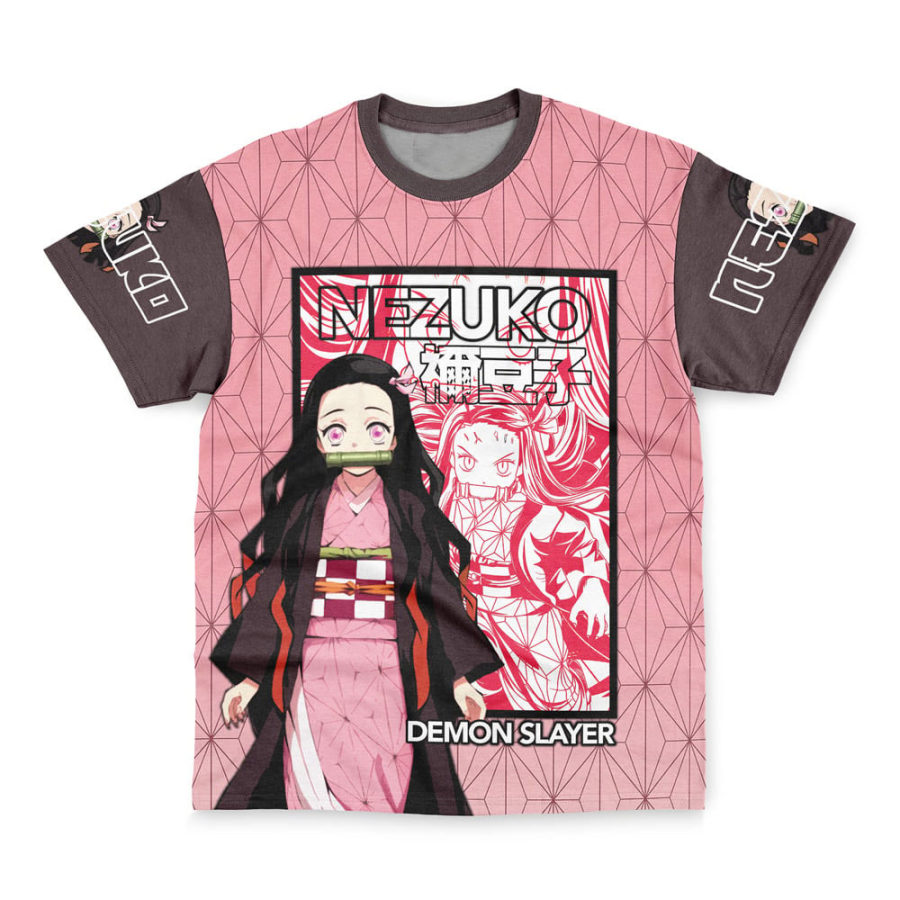 

Men's Kamado Nezuko Haori Demon Slayer Short Sleeve T-Shirt