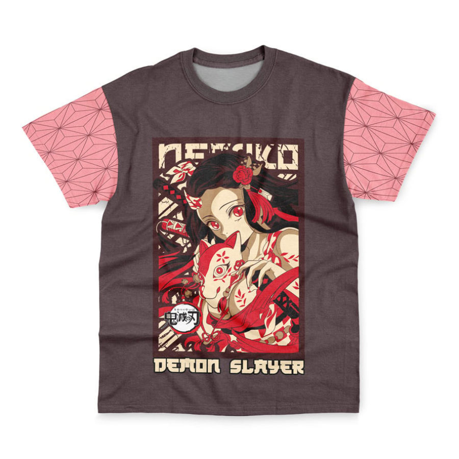 

Kamado Nezuko Demon Slayer Kurzarm-T-Shirt Für Herren