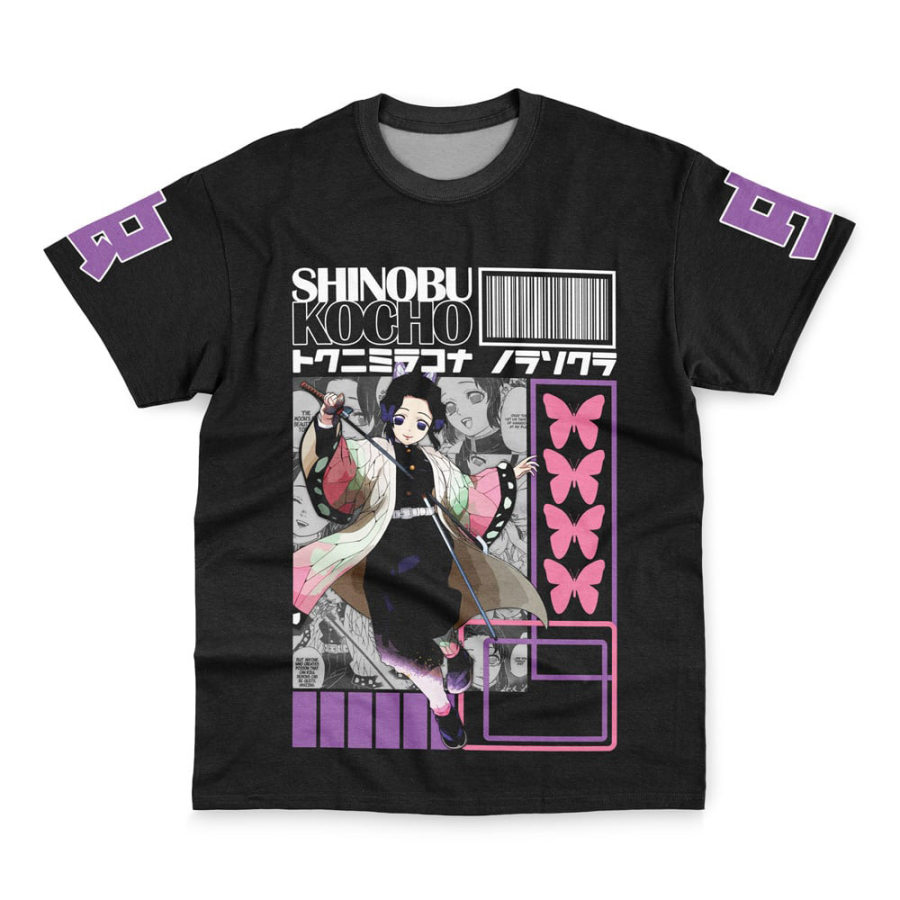 

T-shirt à Manches Courtes Shinobu Kocho Demon Slayer Pour Hommes