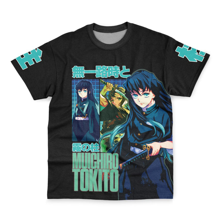 

T-shirt à Manches Courtes Muichiro Tokito V2 Demon Slayer Pour Hommes