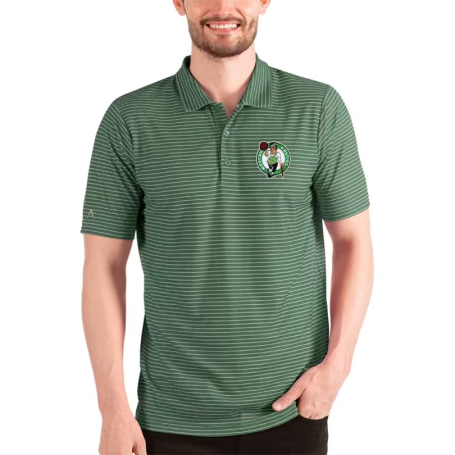 

Antigua Boston Celtics Esteem Kurzarm-Poloshirt Für Herren In Grün