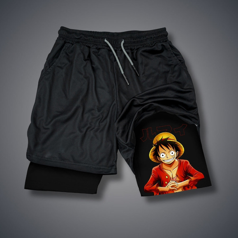 

Pantalones Cortos De Rendimiento "One Piece Luffy"