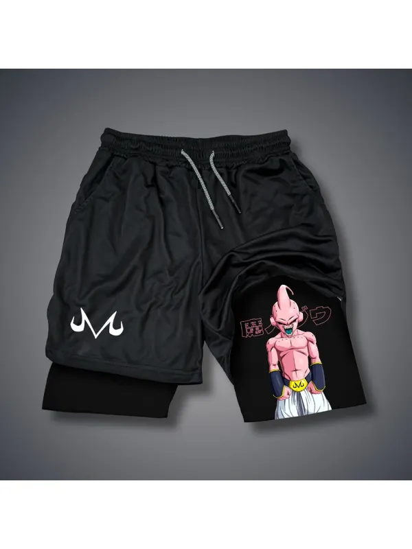 Dragon Ball Majin Buu Performance Shorts - Anrider.com 