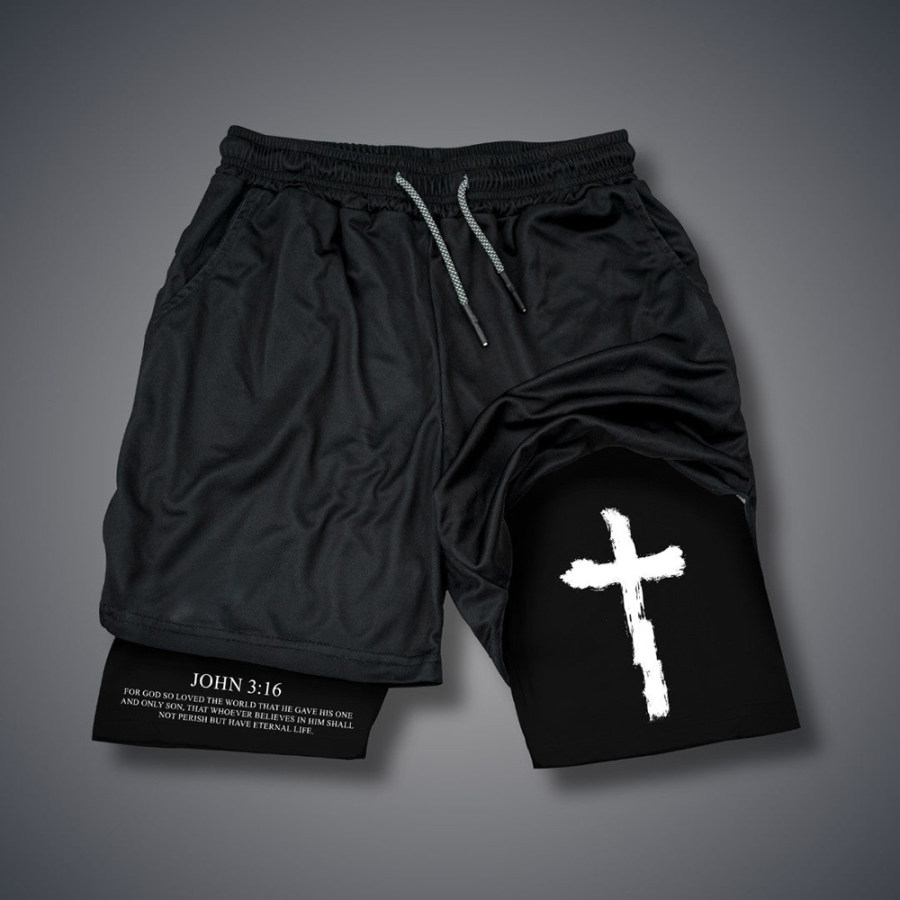 

Pantalones Cortos De Rendimiento Cruzado John 3:16