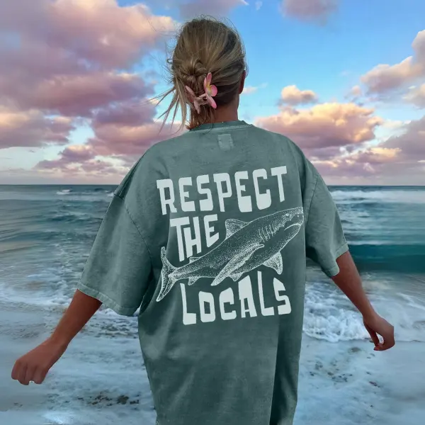 Women's Loose Retro Surf T-Shirt - Ootdyouth.com 