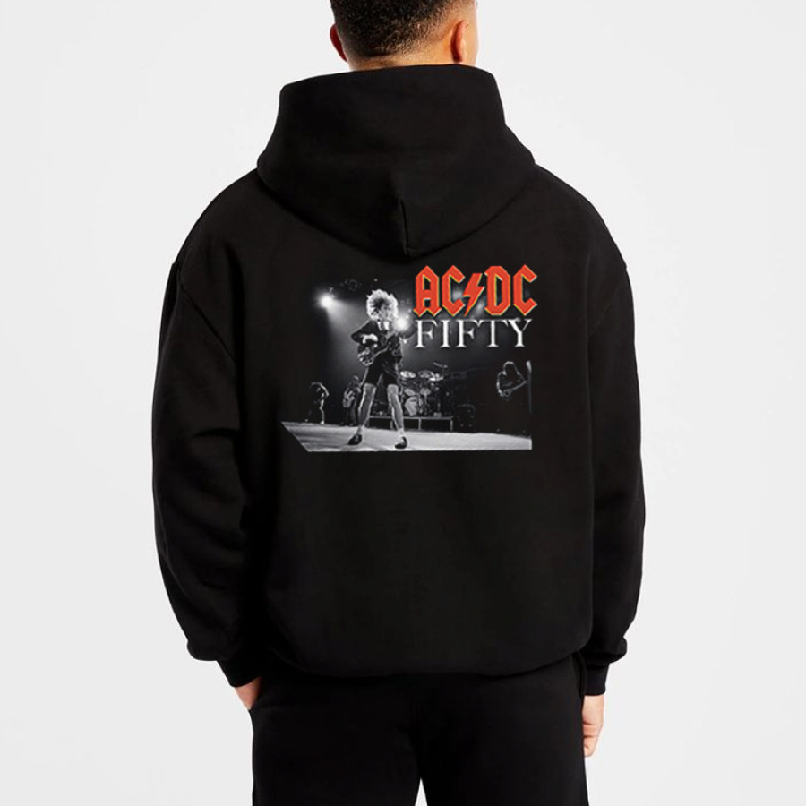 

Acdc 50 Jahre Angus Langarm-Kapuzenpullover