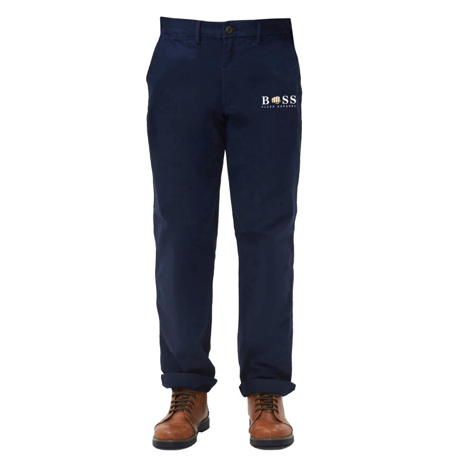 

Pantalones De Hombre Boss Impreso Ajuste Relajado Casual Pantalones Casuales De Negocios Diarios