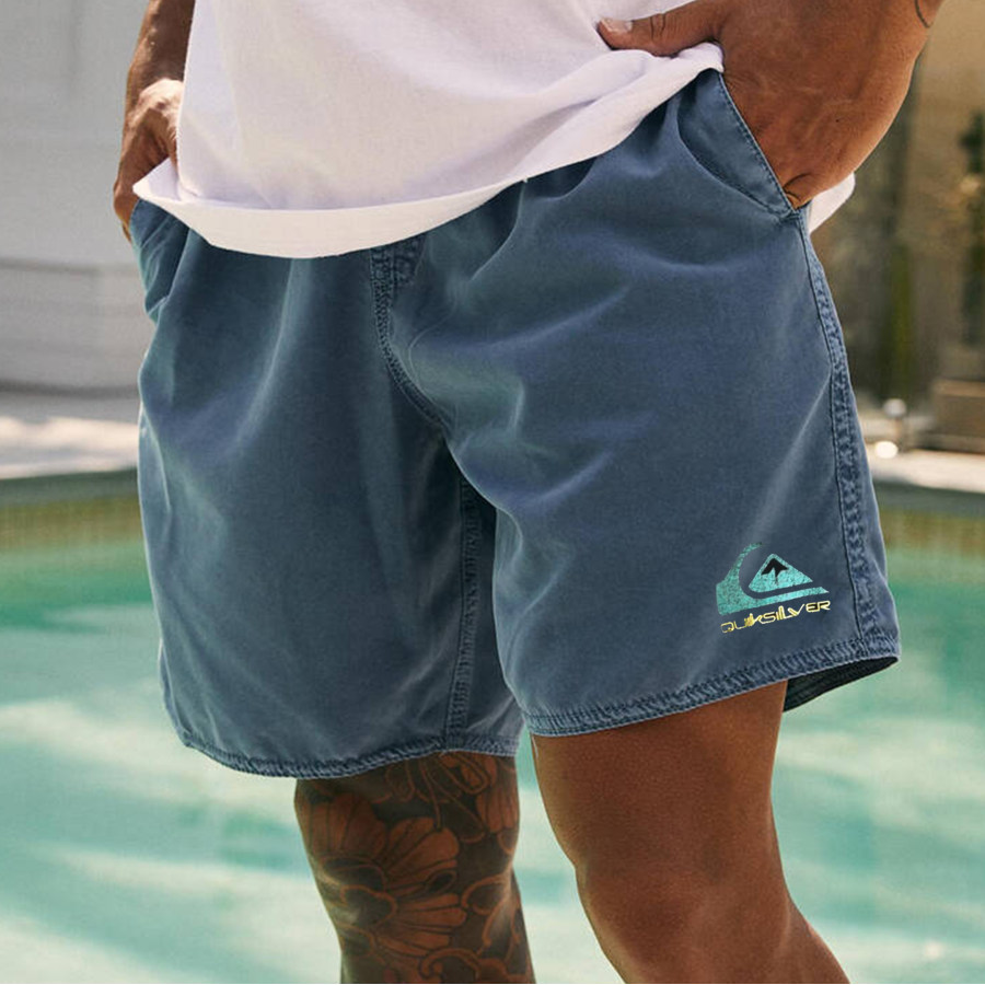 

Unisex Vintage QL Surf Casual Shorts