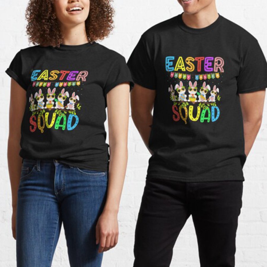 

Camiseta Clásica Unisex Del Equipo De Caza De Huevos De Pascua