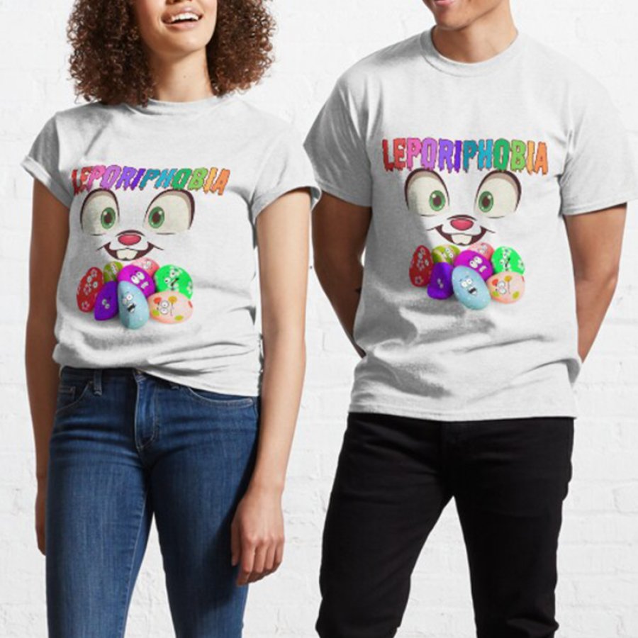 

Camiseta Clásica Unisex Divertidos Huevos De Pascua