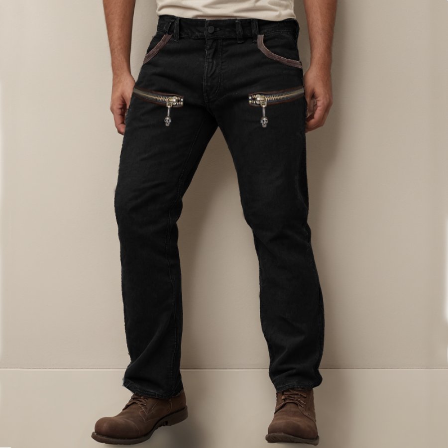 

Pantalones Cargo Estilo Vintage Con Bolsillo Para Motocicleta Jeep Tactics Para Hombre