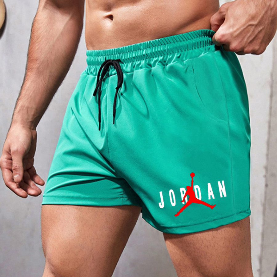 

Jordan Chicago Print Kordelzug-Sport-Freizeitshorts Für Herren