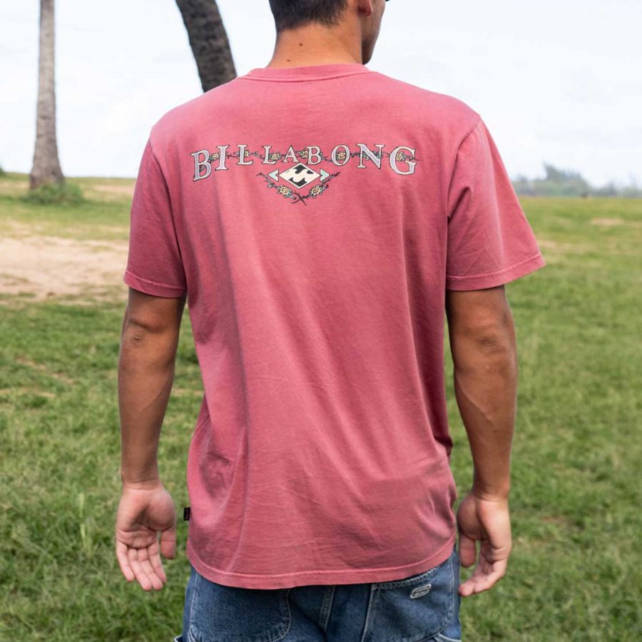 

T-shirt Vintage à Manches Courtes Pour Hommes Imprimé Surf Wave Plage