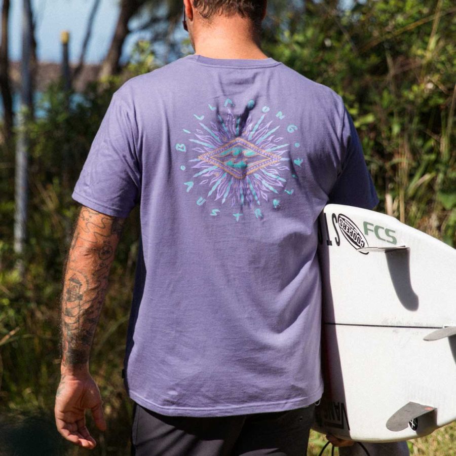 

Camiseta De Manga Corta Para Hombre Estilo Vintage Con Estampado De Olas De Surf Australia