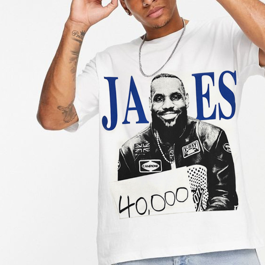 

James Achieved 40000 Milestone Souvenir T-shirt