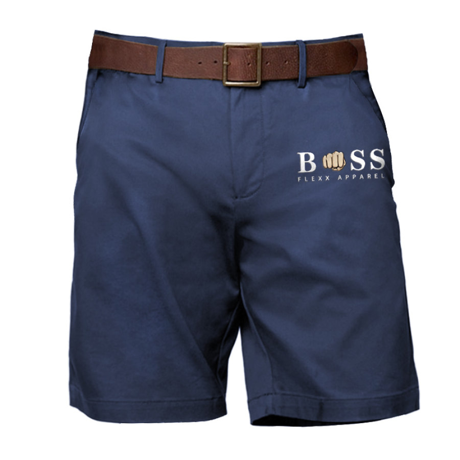 

Pantalones Cortos De Traje Core Temp De 9" Con Estampado Vintage Boss Para Hombre