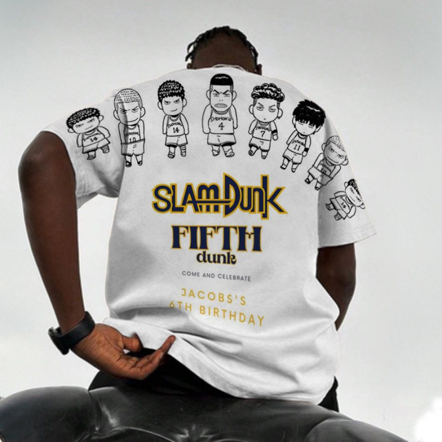 

T-shirt Surdimensionné Slam Dunk Street Pour Hommes