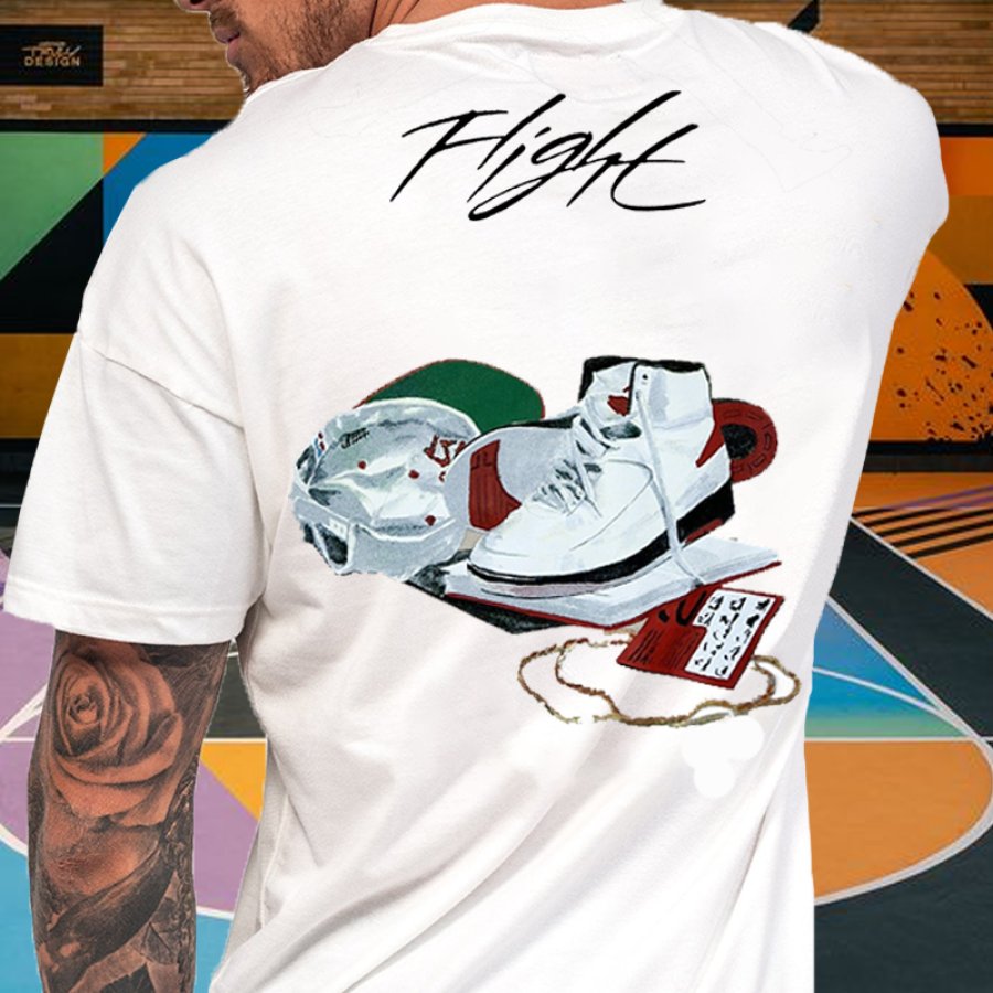 

Camiseta Jordan Estampada Para Hombre