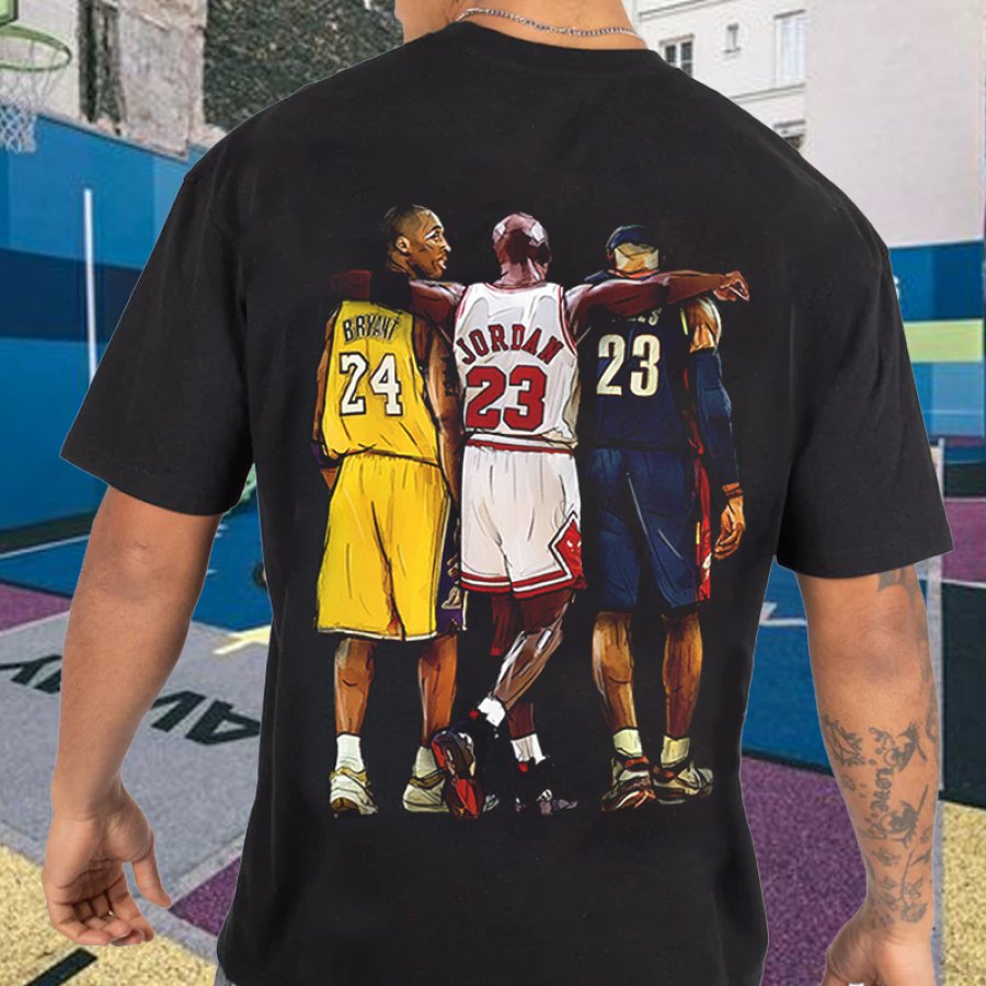 

Camiseta Estampada Jordan Kobe James Para Hombre