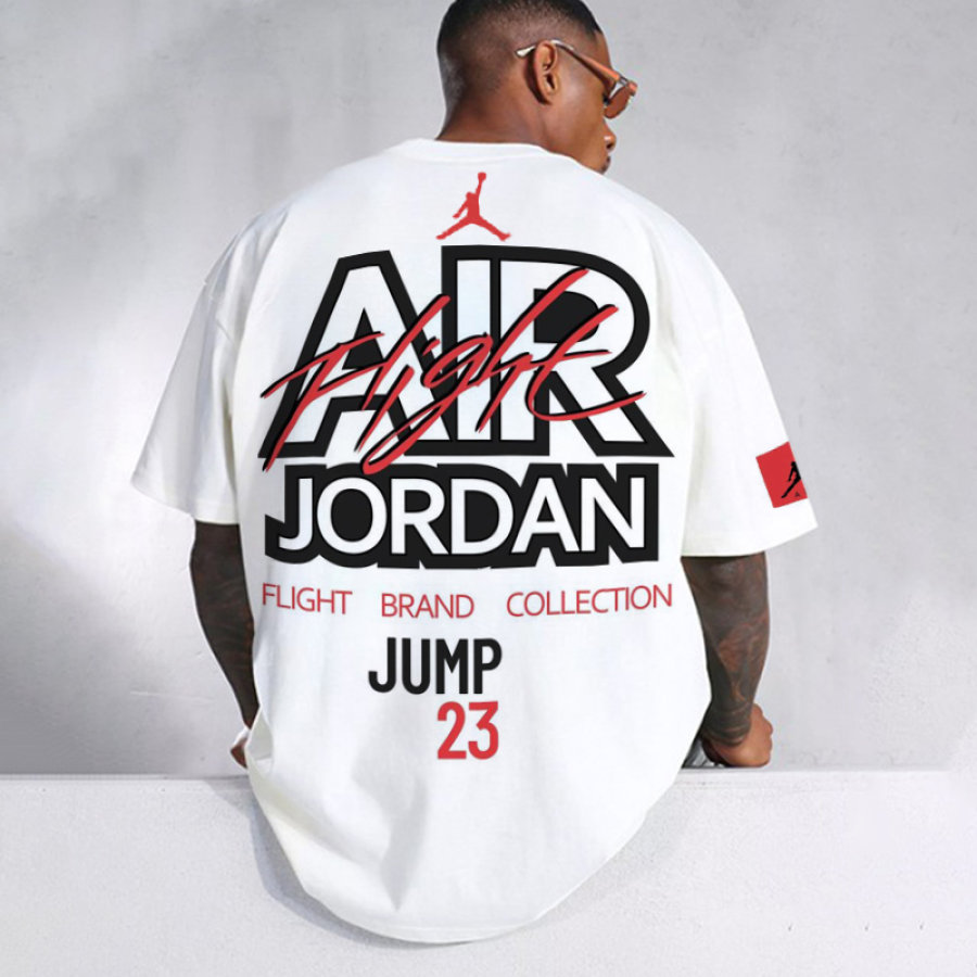 

Camiseta Extragrande Con Estampado De Baloncesto Estilo Callejero Para Hombre